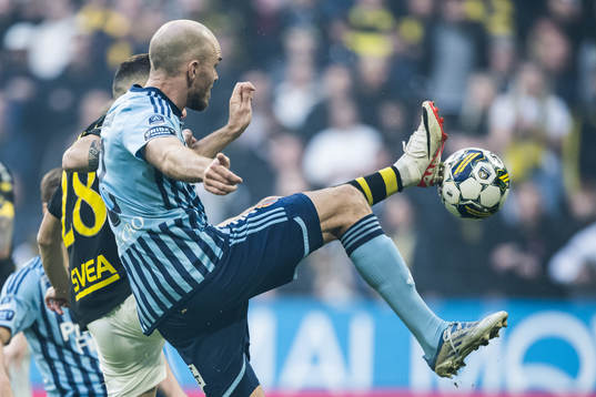 AIKs Ioannis Pittas och Djurgårdens Marcus Danielson