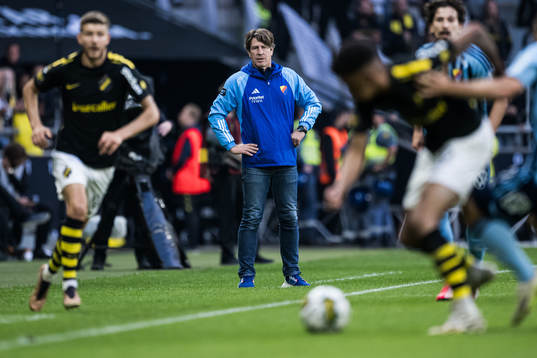 Djurgårdens tränare Thomas Lagerlöf