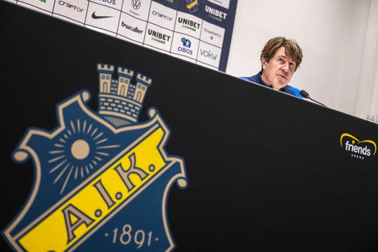 Djurgårdens tränare Thomas Lagerlöf