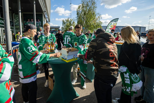 Rögles Samuel Jonsson, Anton Bengtsson och Daniel Zaar