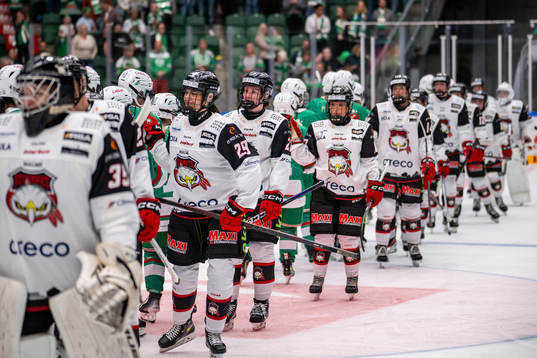 Malmö Redhawks spelarna deppar