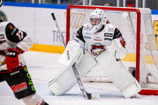 Malmö Redhawks målvakt Caroline Bjergstad