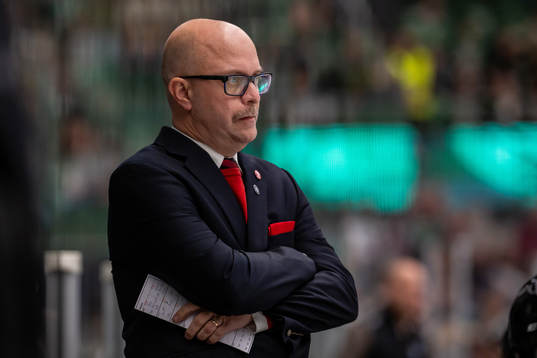 Malmö Redhawks tränare Henrik Palm