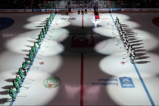 Rögles och Malmö Redhawks spelarna