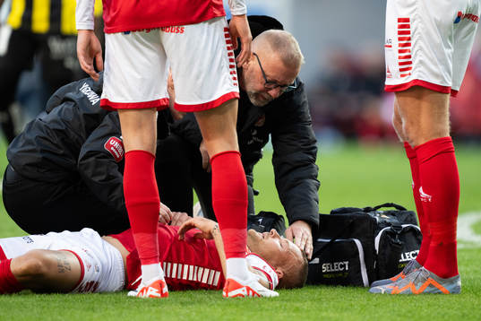 Kalmars Rasmus Sjöstedt har ont