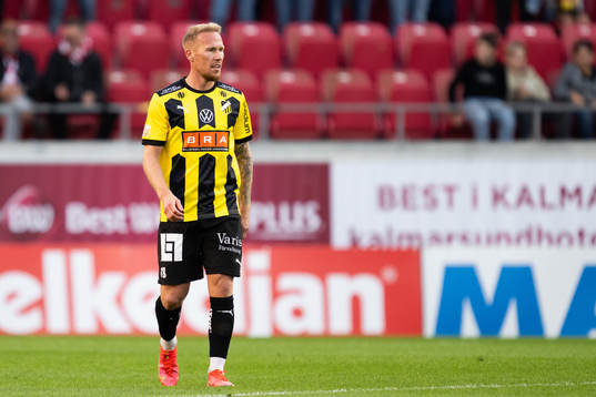 Häckens Mikkel Rygaard Jensen deppar