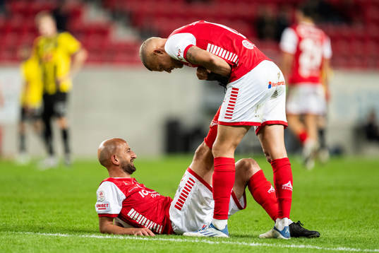 Kalmars Robert Gojani och David Kristjan Olafsson