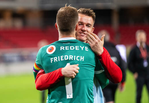 Kalmars målvakt Ricardo Friedrich och målvakt Jakob