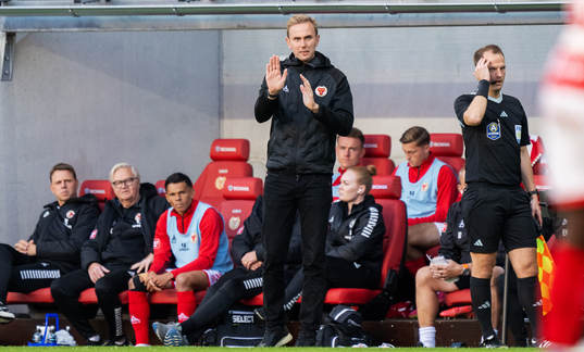 Kalmars tränare Henrik Jensen