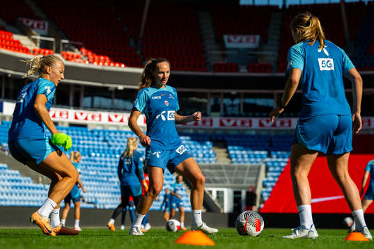 Anja Sønstevold and Marit Bratberg Lund of the Norwegian