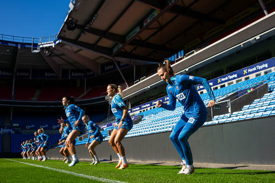 Caroline Graham Hansen of the Norwegian women's national