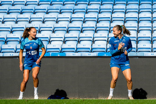 Marit Bratberg Lund and Elisabeth Terland of the Norwegian