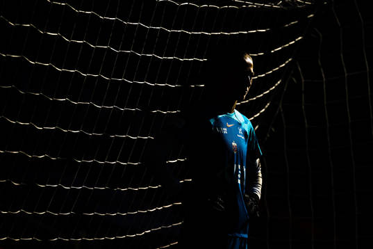 Goalkeeper Cecilie Fiskerstrand of the Norwegian women's