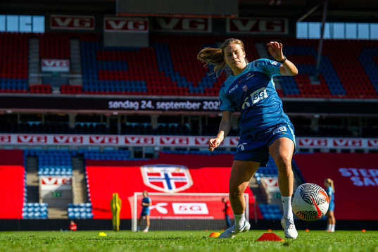 Cesilie Andreassen of the Norwegian women's national