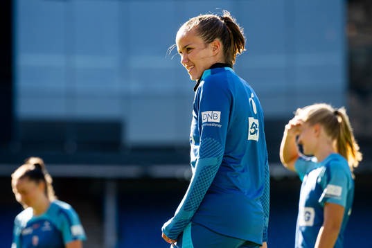 Guro Reiten of the Norwegian women's national football team