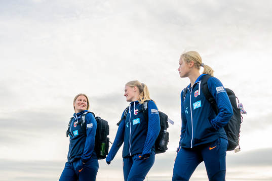Cesilie Andreassen, Mathilde Harviken and Julie Blakstad of