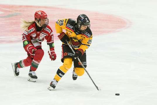 Luleås Emma Nordin och Modos Mira Hallin