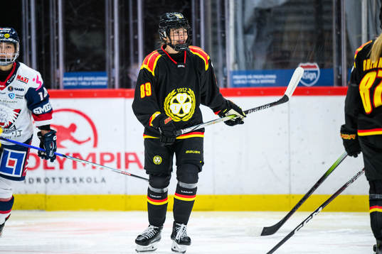 Brynäs Stella Lindell jublar
