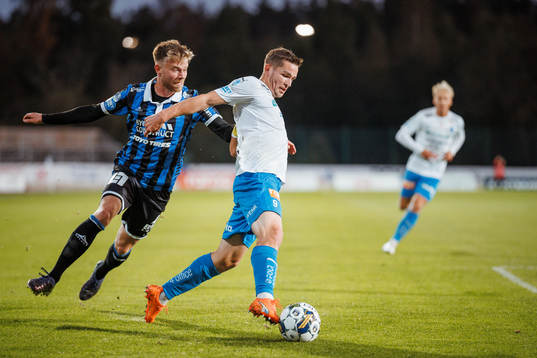 Sirius Dennis Widgren och Värnamos Oscar Johansson