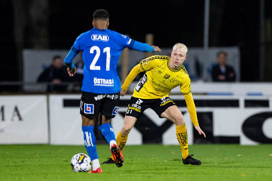 Halmstads Marcus Olsson och Elfsborgs André Boman