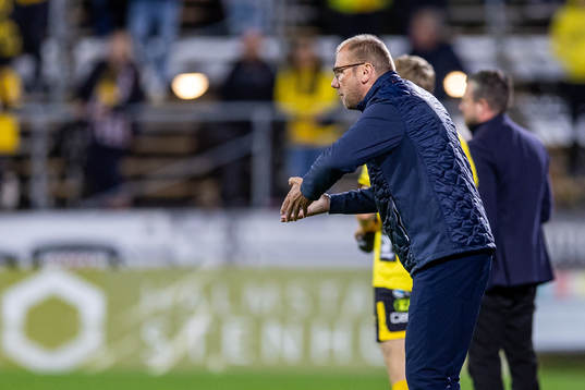 Halmstads tränare Magnus Haglund