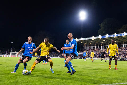 Halmstads Joel Allansson och Andreas Johansson
