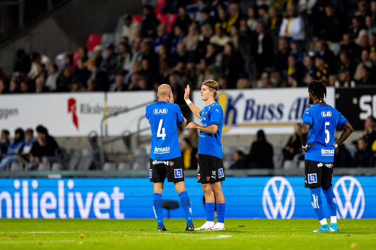 Halmstads Andreas Johansson och Erik Ahlstrand deppar