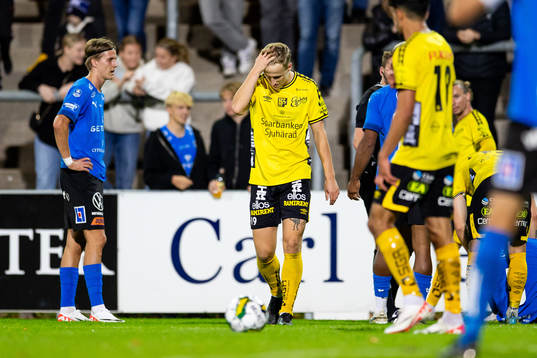 Elfsborgs Jeppe Møldrup Okkels deppar