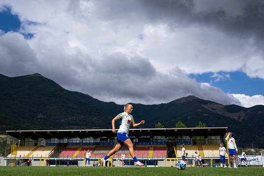 Hanna Bennison of the Swedish women's national football team