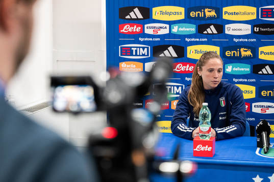 Goalkeeper Laura Giuliani of the Italian women's national