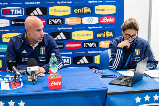 Head coach Andrea Soncin of the Italian women's national