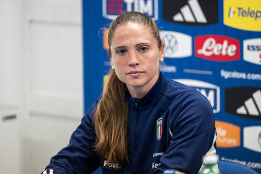 Goalkeeper Laura Giuliani of the Italian women's national