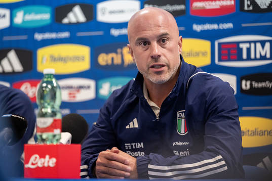 Head coach Andrea Soncin of the Italian women's national