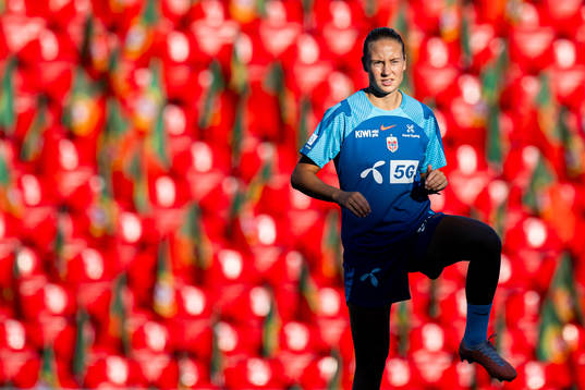 Lisa Naalsund of the Norwegian women's national football