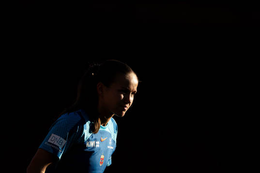 Guro Reiten of the Norwegian women's national football team