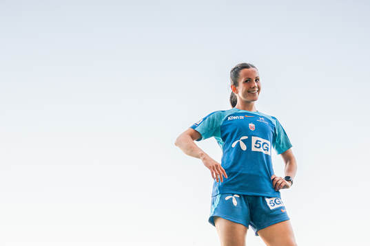 Tuva Hansen of the Norwegian women's national football team