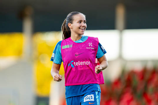 Guro Reiten of the Norwegian women's national football team
