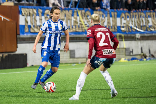 IFK Göteborgs Victoria Svanström och Örgrytes Ebba