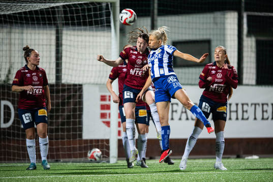 Örgrytes Melissa Davin och IFK Göteborgs Leia Molund