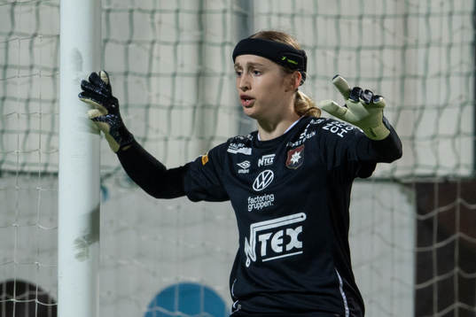 Örgrytes målvakt Clara Andersson