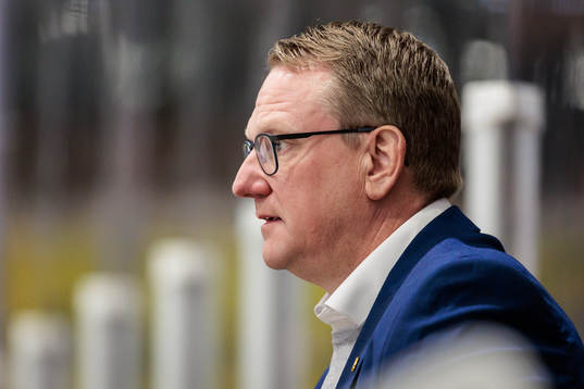 Södertäljes tränare Magnus Bogren