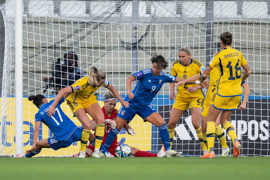 Lucia di Guglielmo and Valentina Giacinti of Italy against