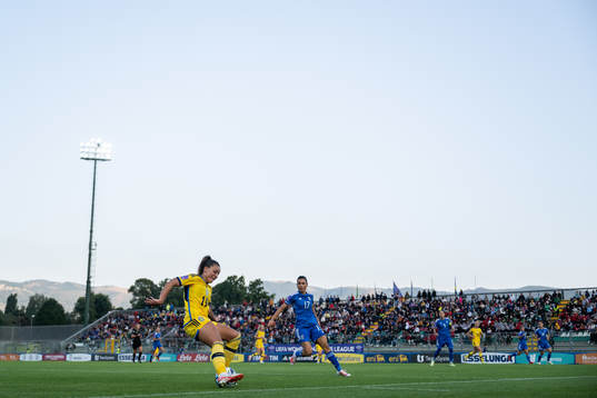 Johanna Rytting Kaneryd of Sweden and Lucia di Guglielmo of