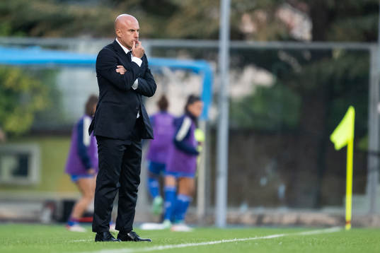 Head coach Andrea Soncin of Italy
