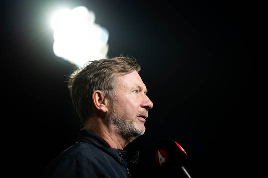 Head coach Peter Gerhardsson of Sweden speaks to media