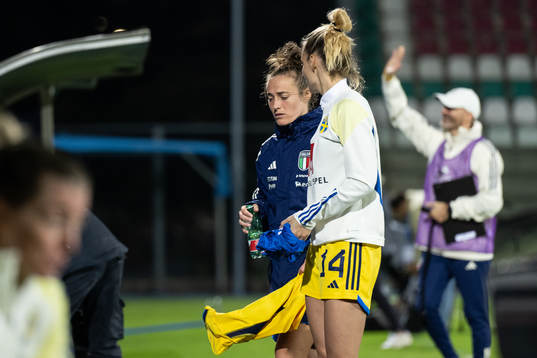 Aurora Galli of Italy and Nathalie Björn of Sweden