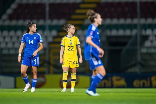 Chiara Beccari of Italy and Julia Zigotti Olme of Sweden