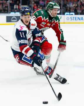 Linköpings Henrik Törnqvist och Frölundas Carl Klingberg