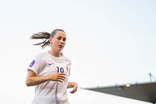 Elisabeth Terland of Norway at half-time