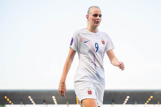 Karina Sævik of Norway at half-time